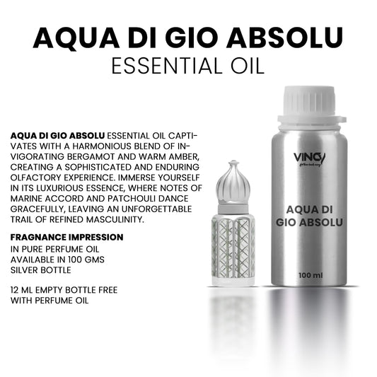 Aqua Di Gio Absolu Essential Oil (12 M.L)