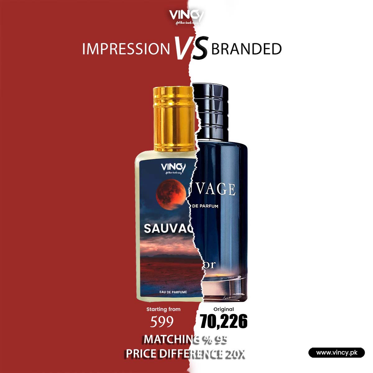 "Sauvage: Comparing the Authentic Scent to Its Impressions"